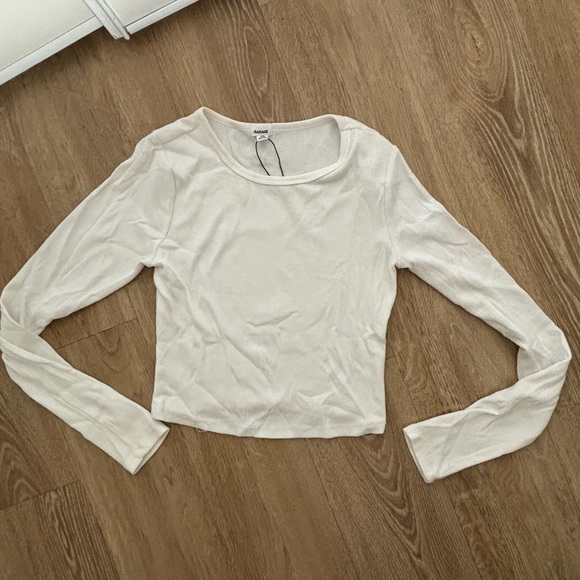 GARAGE SMALL LONG SLEEVE CROPPED SHIRT - Picture 1 of 3